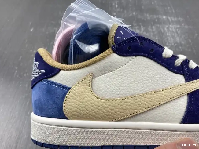 Rep MAX SCOTT X JORDAN 1 CUSTOM AIR TRAVIS DM7866-808 0605